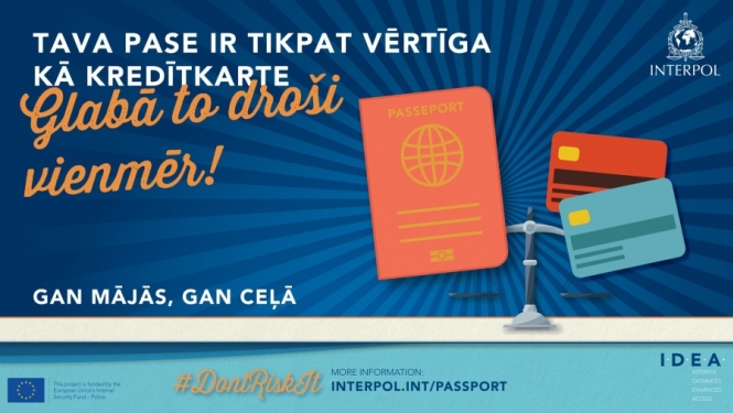 Tava pase ir tikpat vērtīga kā kredītkarte. Glabā to droši vienmēr!