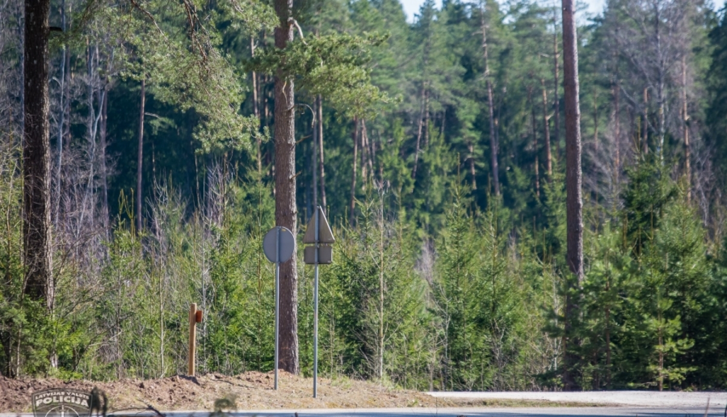 Policisti “pa karstām pēdām” aiztur mežā iebēgušu mājokļa apzadzēju