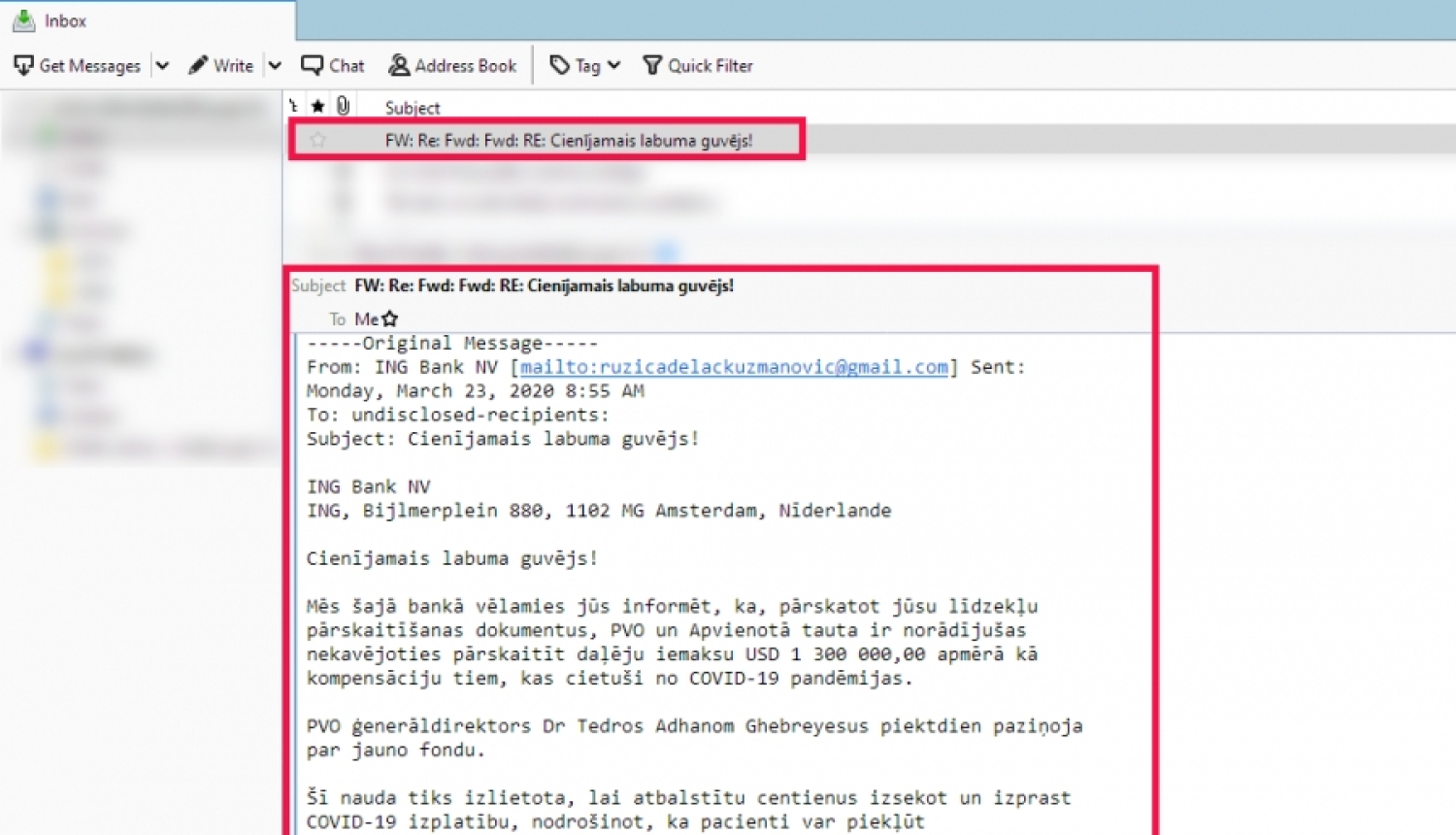 Vēršam uzmanību, ka ir aktivizējušās personas, kuras pandēmijas laiku izmanto krāpšanas nolūkā